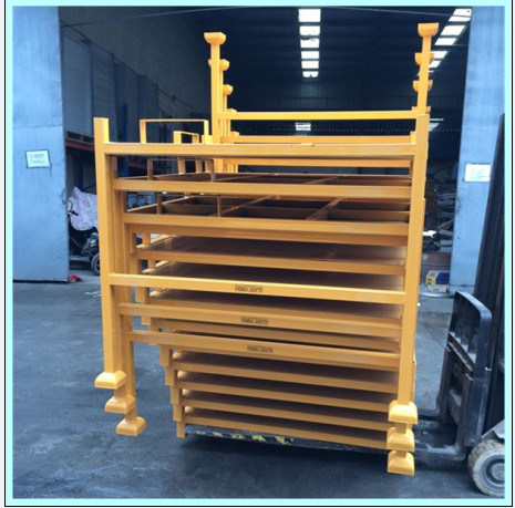 Pallet mit schwerer Stahl-Seitenausschnittsrahmenpalette