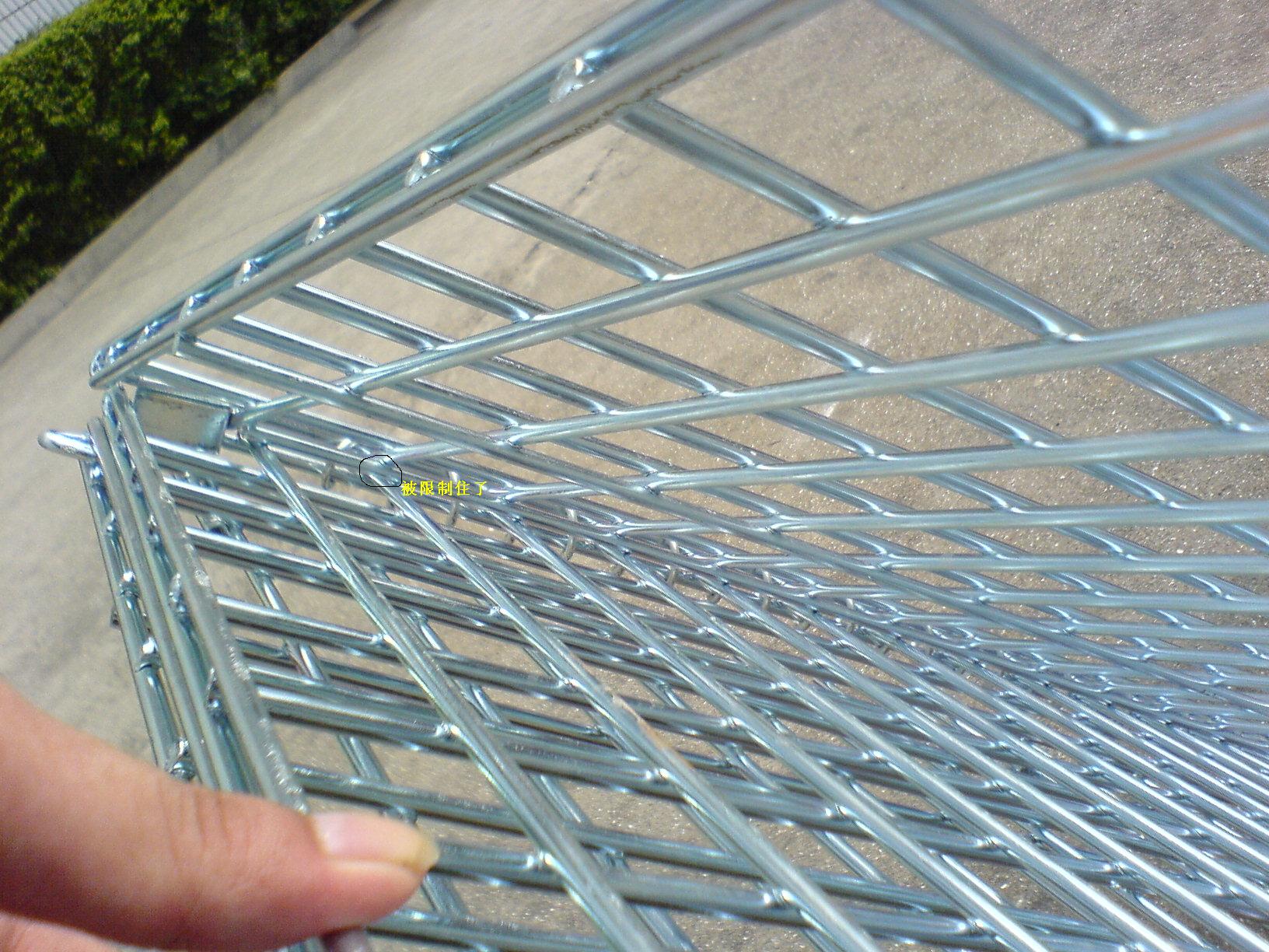 Hochleistungsstahlmaterial faltbar Drahtgitter Lagerbehälter Box